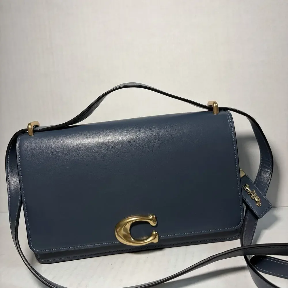 Coach Bandit Shoulder Bag - Brass/Denim W/ Dustbag